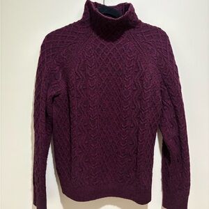 Vince Cable Knit Mock Neck Sweater